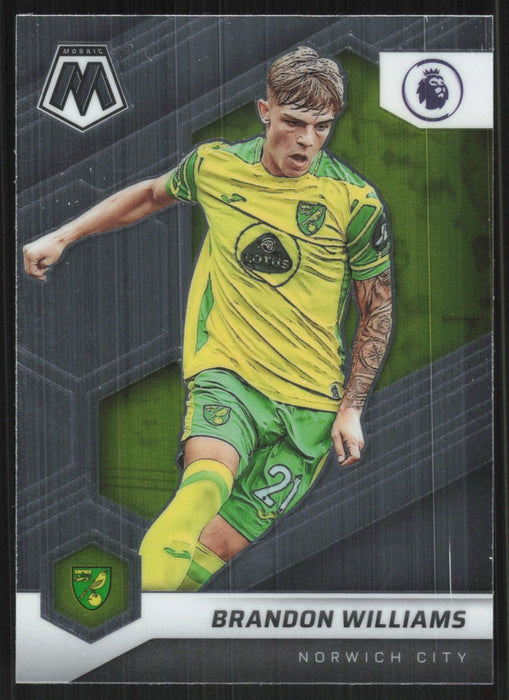 Brandon Williams 2021 Panini Mosaic Premier League # 93 Norwich City Base - Collectible Craze America