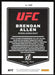 Brendan Allen 2022 Panini Donruss UFC Base # 140 Middleweight - Collectible Craze America