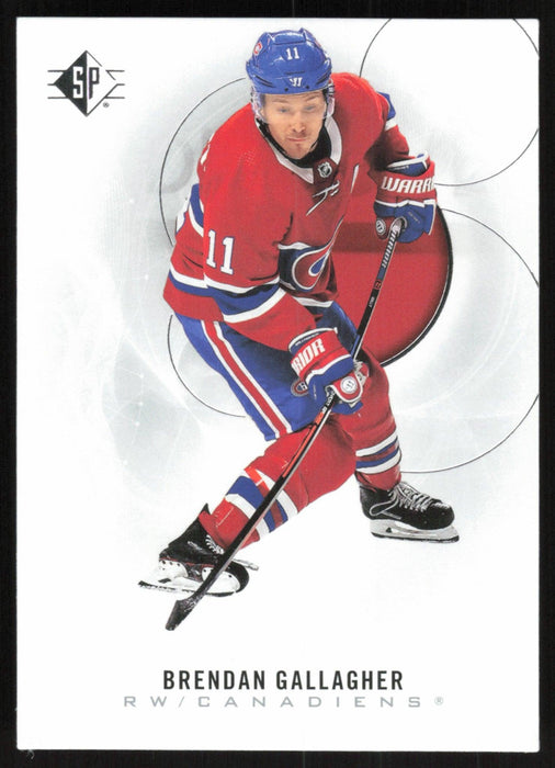 Brendan Gallagher 2020 SP Hockey # 65 Montreal Canadiens - Collectible Craze America