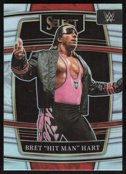 Bret "Hit Man" Hart 2022 Panini Select WWE # 85 Concourse Silver Prizm WWE Legends - Collectible Craze America