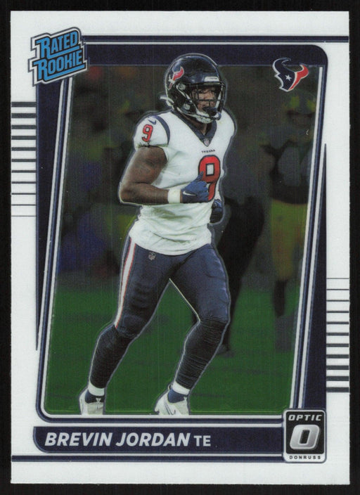 Brevin Jordan 2021 Donruss Optic Rated Rooke # 288 RC Houston Texans Base - Collectible Craze America