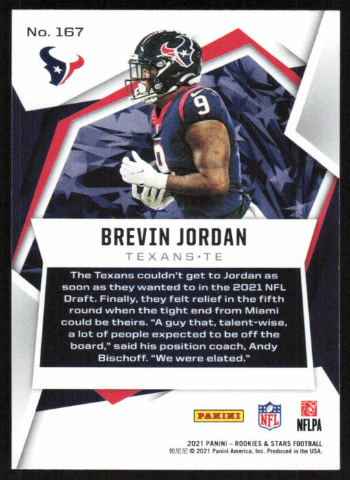 Brevin Jordan 2021 Panini Rookies & Stars # 167 RC Houston Texans Base - Collectible Craze America