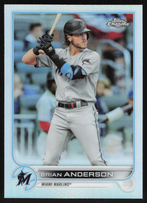 Brian Anderson 2022 Topps Chrome # 138 Refractor Miami Marlins - Collectible Craze America