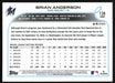 Brian Anderson 2022 Topps Chrome Baseball # 138 Miami Marlins Base - Collectible Craze America