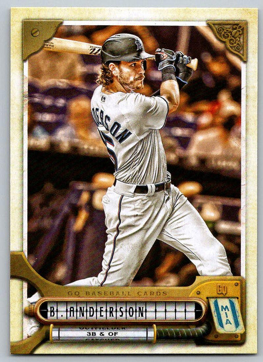 Brian Anderson 2022 Topps Gypsy Queen # 43 Miami Marlins - Collectible Craze America