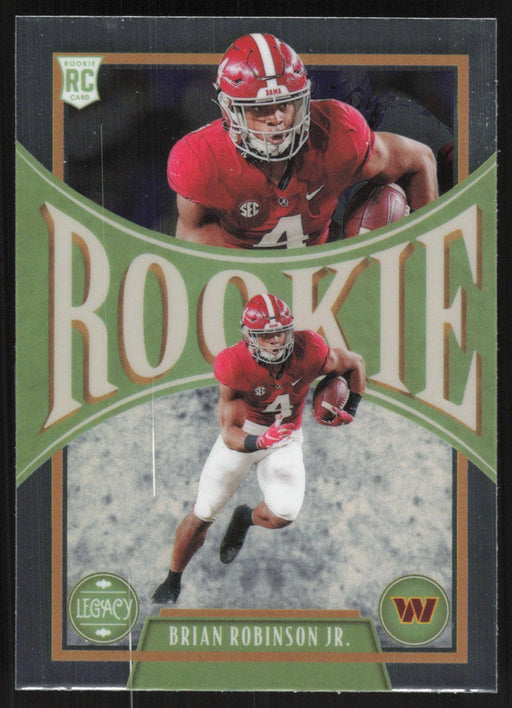 Brian Robinson Jr. 2022 Panini Legacy # 169 RC Premium Edition Washington Commanders - Collectible Craze America