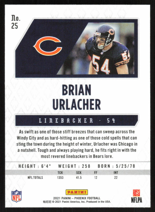 Brian Urlacher 2021 Panini Phoenix # 25 Chicago Bears Base - Collectible Craze America