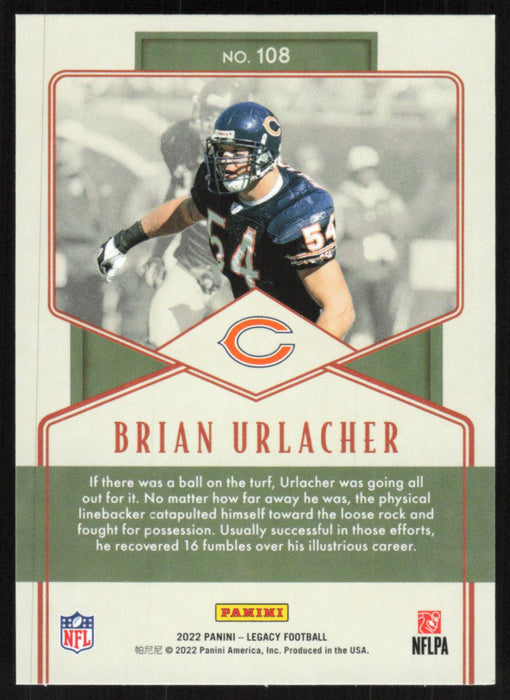 Brian Urlacher 2022 Panini Legacy Legends # 108 Chicago Bears Base - Collectible Craze America