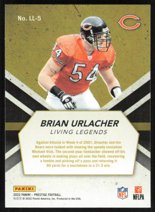 Brian Urlacher 2022 Panini Prestige Living Legends # LL-5 Insert Chicago Bears - Collectible Craze America