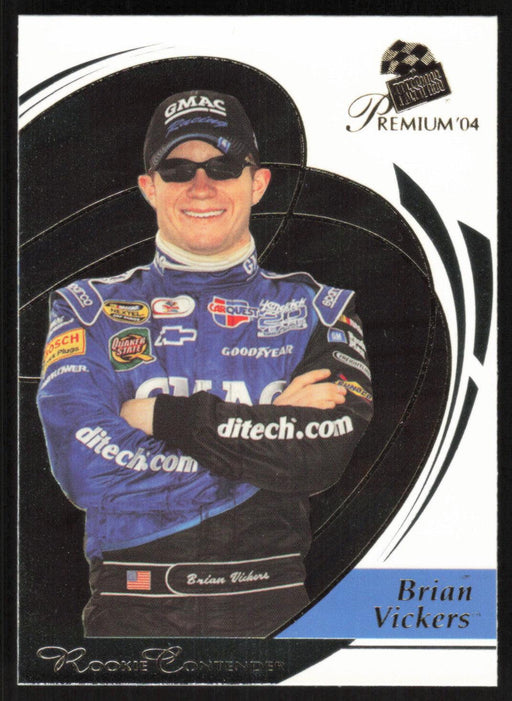 Brian Vickers 2004 Press Pass Premium NASCAR # 35 RC Base - Collectible Craze America