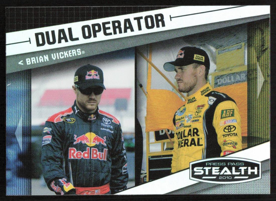 Brian Vickers 2010 Press Pass Stealth # 68 Dual Operator - Collectible Craze America