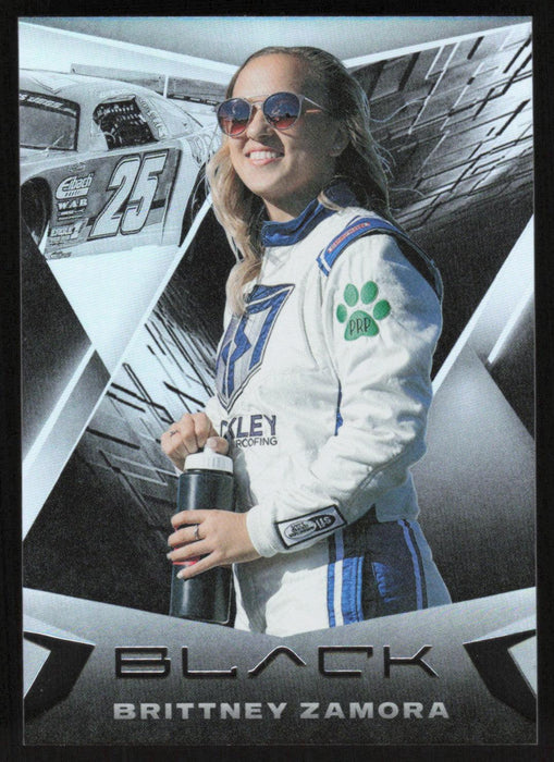Brittney Zamora 2022 Panini Chronicles Racing Black # 1 - Collectible Craze America