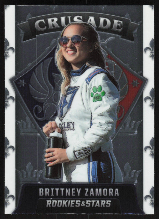 Brittney Zamora 2022 Panini Chronicles Racing Crusade # 1 - Collectible Craze America