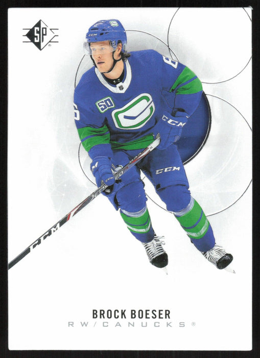 Brock Boeser 2020 SP Hockey # 16 Vancouver Canucks - Collectible Craze America