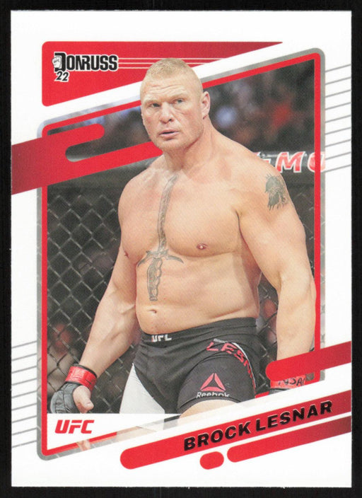 Brock Lesnar 2022 Panini Donruss UFC Base # 160 Heavyweight - Collectible Craze America
