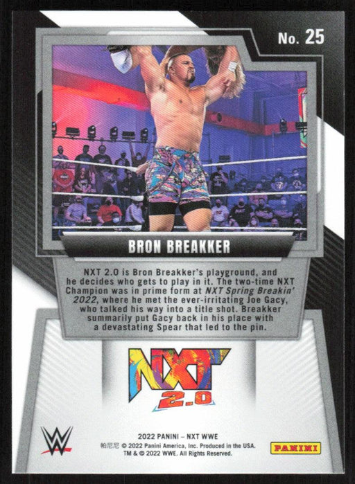 Bron Breakker 2022 Panini NXT WWE # 25 RC Base NXT 2.0 - Collectible Craze America