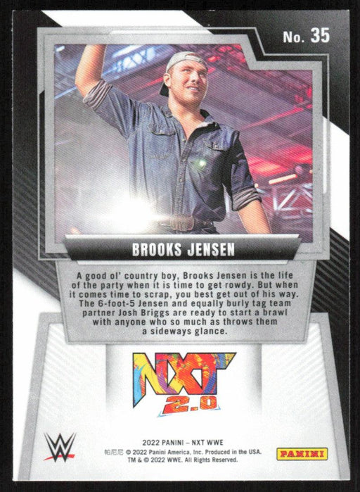 Brooks Jensen 2022 Panini NXT WWE # 35 RC Base NXT 2.0 - Collectible Craze America