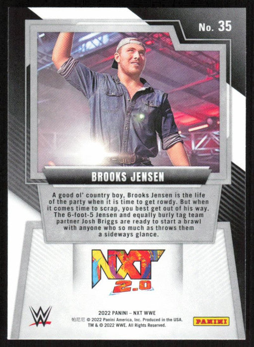 Brooks Jensen 2022 Panini WWE NXT # 35 RC Green NXT 2.0 - Collectible Craze America