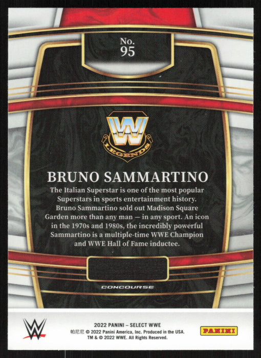 Bruno Sammartino 2022 Panini Select WWE # 95 Legend Concourse Base - Collectible Craze America