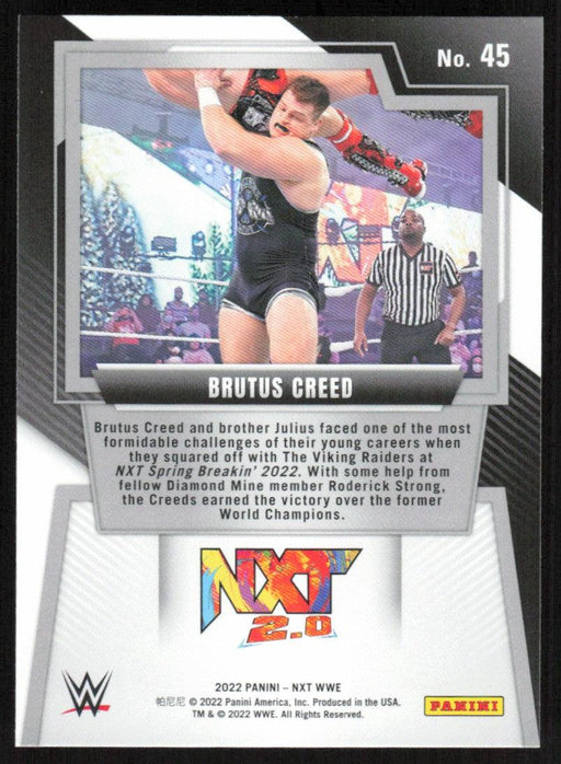 Brutus Creed 2022 Panini NXT WWE # 45 RC Base NXT 2.0 - Collectible Craze America