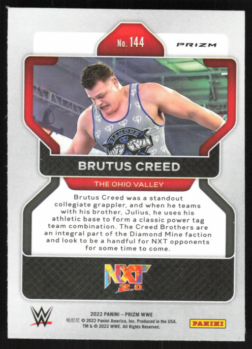 Brutus Creed 2022 Panini Prizm WWE NXT 2.0 # 144 RC Red White Blue Prizm - Collectible Craze America