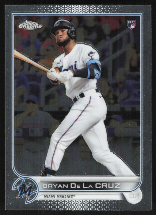 Bryan De La Cruz 2022 Topps Chrome Baseball # 216 RC Miami Marlins Base - Collectible Craze America