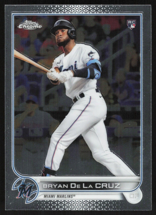 Bryan De La Cruz 2022 Topps Chrome Baseball # 216 RC Miami Marlins Base - Collectible Craze America