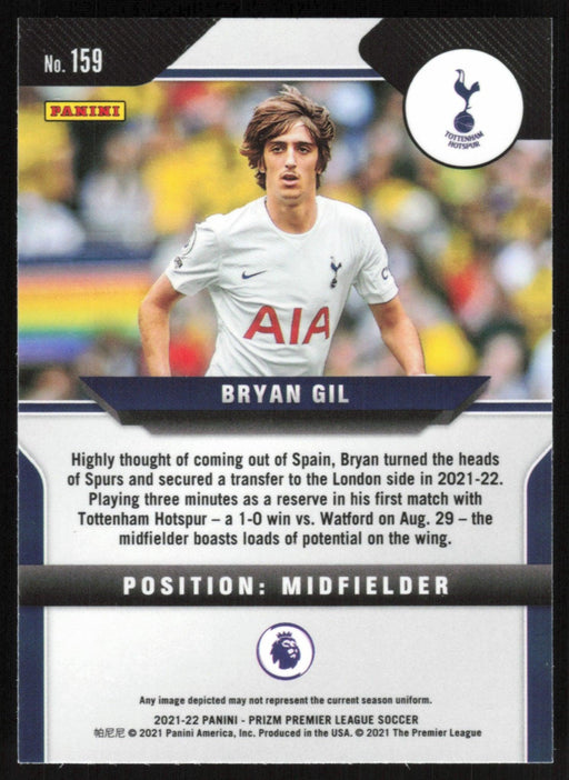 Bryan Gil 2021 Panini Prizm Premier League # 159 Tottenham Hotspur - Collectible Craze America