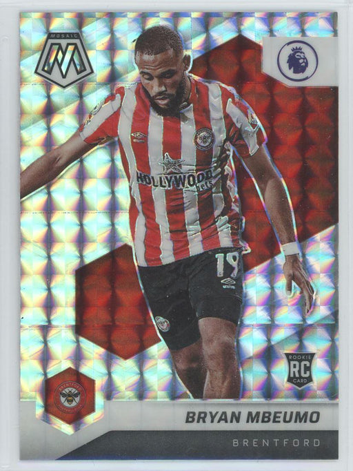 Bryan Mbeumo 2021 Panini Mosaic Premier League # 71 RC Mosaic Prizm Brentford - Collectible Craze America