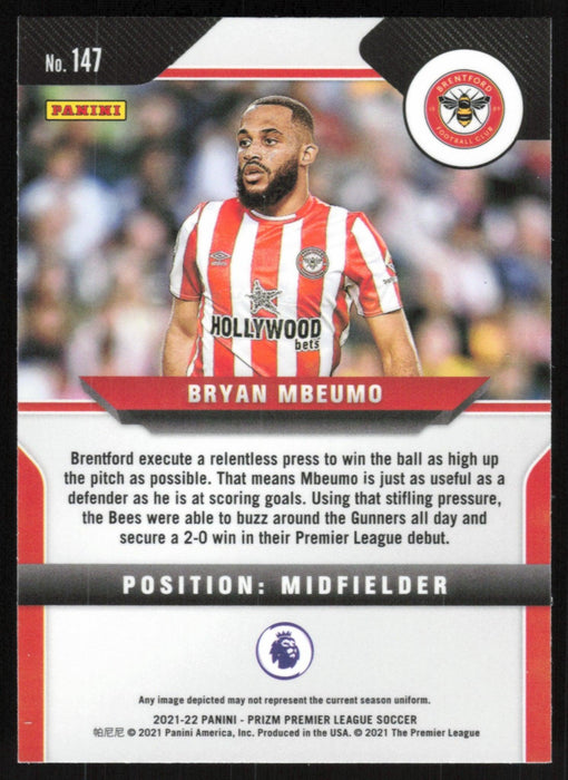 Bryan Mbeumo 2021 Panini Prizm Premier League # 147 RC Brentford - Collectible Craze America