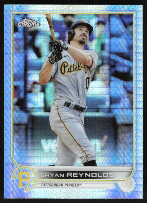 Bryan Reynolds 2022 Topps Chrome Baseball # 155 Prism Refractor Pittsburgh Pirates - Collectible Craze America