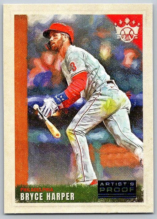 Bryce Harper 2022 Panini Diamond Kings # 47 Artist Proof Blue Philadelphia Phillies - Collectible Craze America