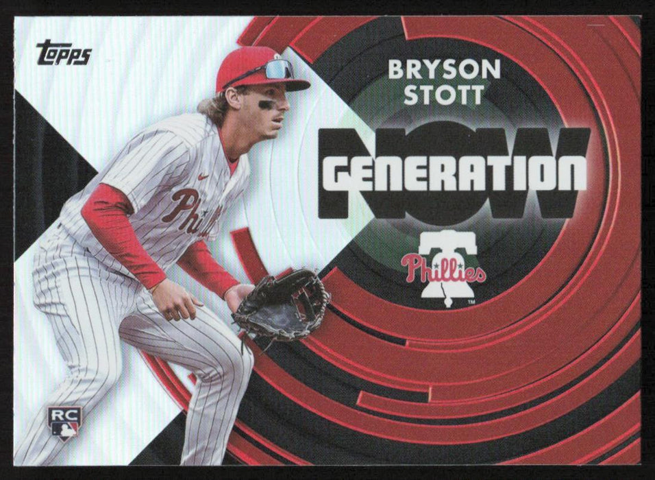 Bryson Stott 2022 Topps Update Generation Now # GN-66 RC Philadelphia Phillies - Collectible Craze America