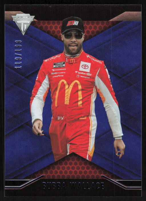 Bubba Wallace 2022 Panini Chronicles Racing Titanium # 2 Blue 119/199 - Collectible Craze America