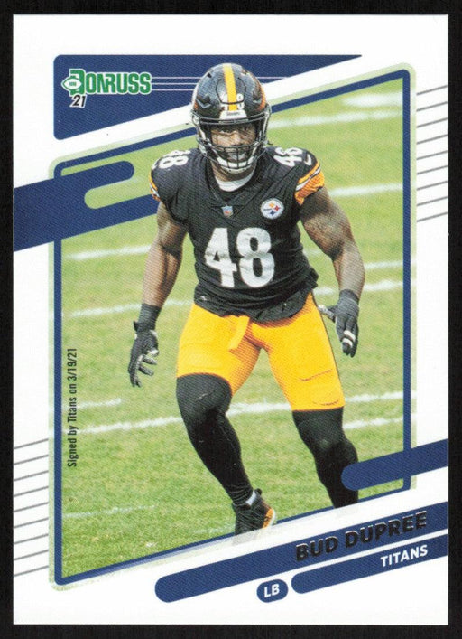 Bud Dupree 2021 Donruss Football # 17 Tennessee Titans Base - Collectible Craze America