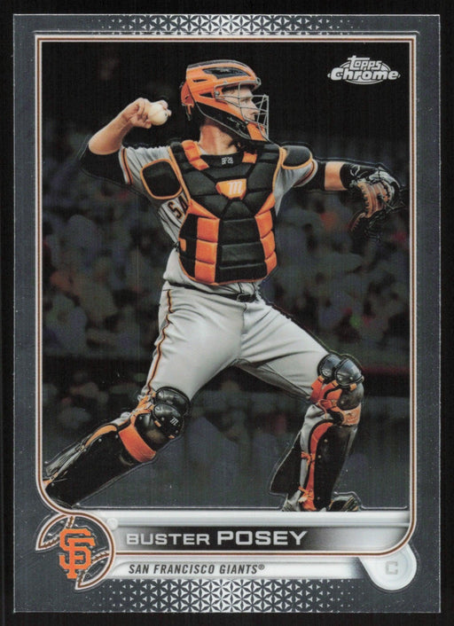 Buster Posey 2022 Topps Chrome Baseball # 95 San Francisco Giants Base - Collectible Craze America