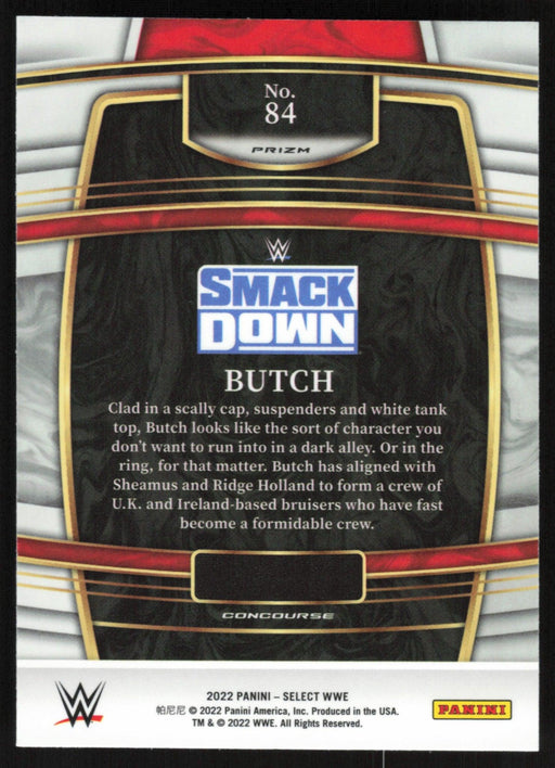 Butch 2022 Panini Select WWE # 84 Concourse Tri-Color Prizm Smack Down - Collectible Craze America