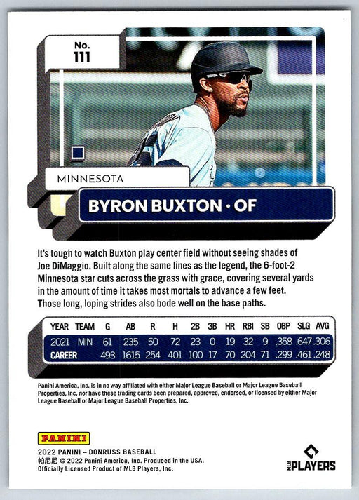 Byron Buxton 2022 Donruss Baseball # 111 Minnesota Twins - Collectible Craze America