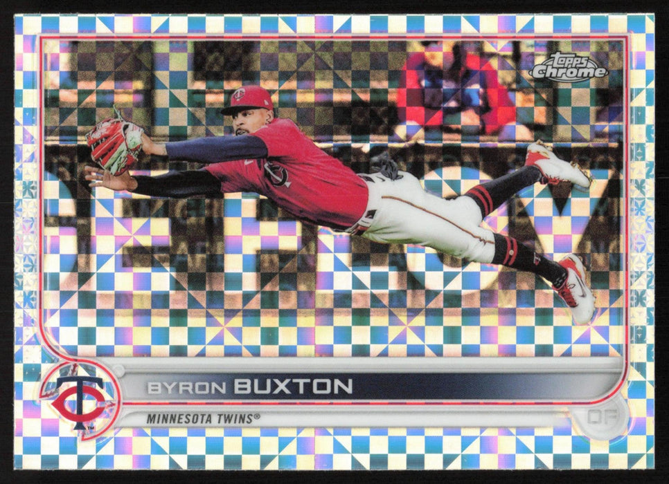 Byron Buxton 2022 Topps Chrome # 174 X-Fractor Minnesota Twins - Collectible Craze America