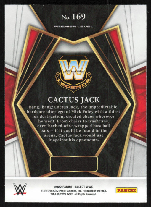 Cactus Jack 2022 Panini Select WWE # 169 Legend Premier Level Base - Collectible Craze America