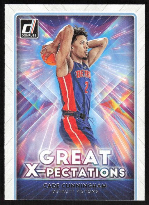 Cade Cunningham 2021 Donruss Great X-Pectations # 21 Detroit Pistons - Collectible Craze America