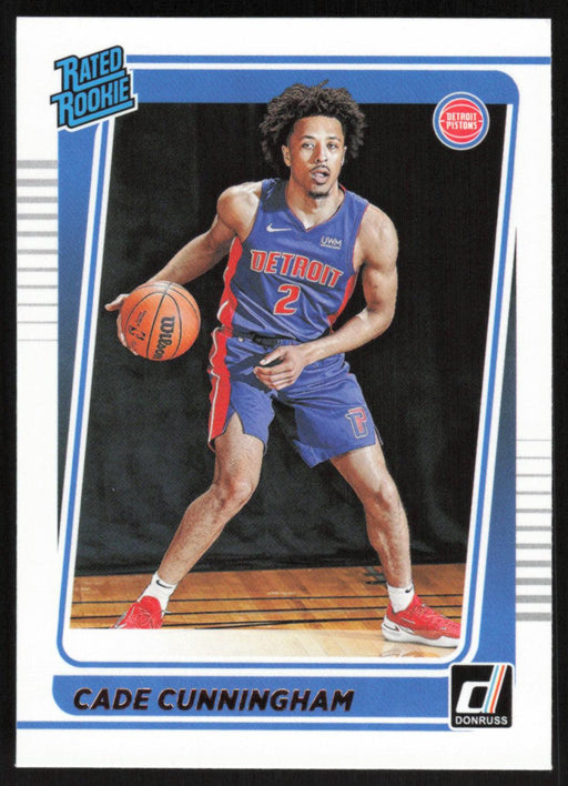 Cade Cunningham 2021 Donruss Rated Rookie # 211 RC Detroit Pistons - Collectible Craze America