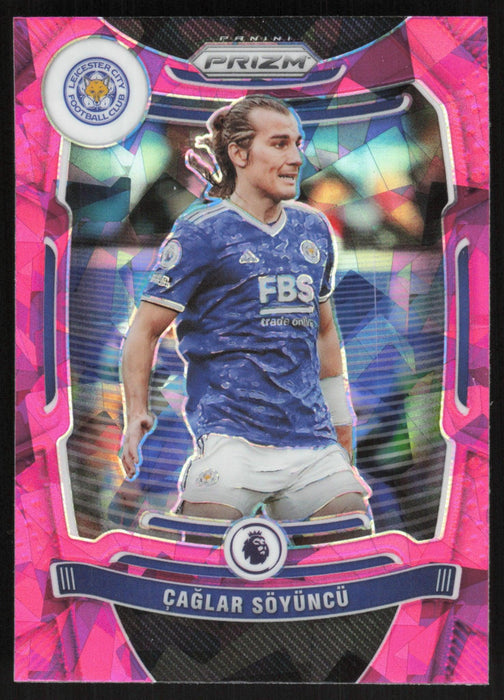 Caglar Soyuncu 2021 Panini Prizm Premier League # 18 Pink Ice Leicester City - Collectible Craze America