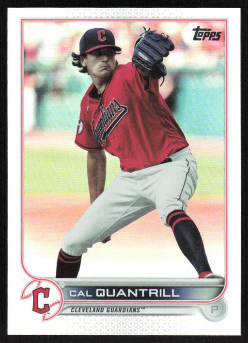 Cal Quantrill 2022 Topps Series 2 # 347 Rainbow Foil Cleveland Guardians - Collectible Craze America