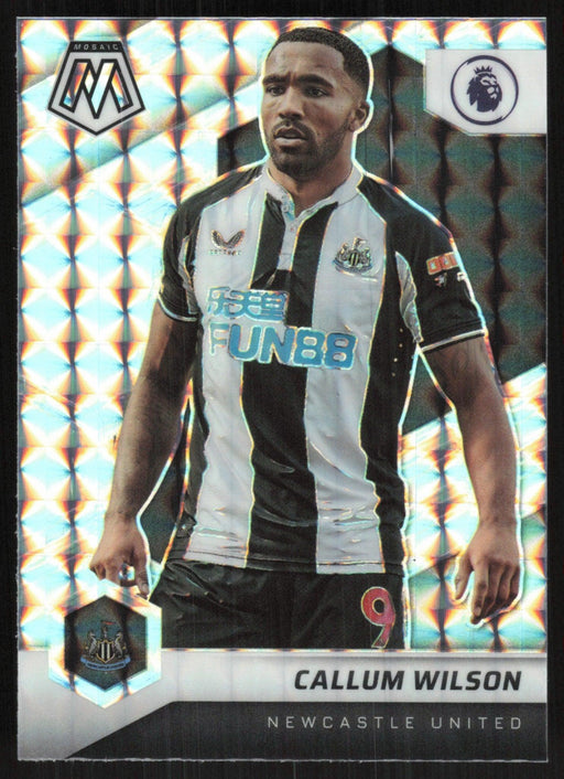 Callum Wilson 2021 Panini Mosaic Premier League # 182 Silver Prizm Newcastle United - Collectible Craze America