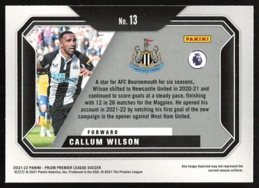 Callum Wilson 2021 Panini Prizm Premier League # 13 Scorers Club Newcastle United - Collectible Craze America