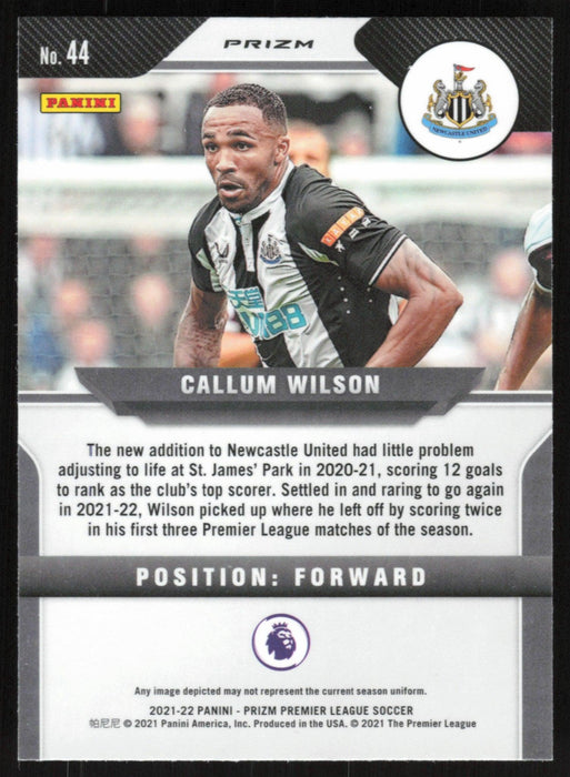 Callum Wilson 2021 Panini Prizm Premier League # 44 Pink Ice Newcastle United - Collectible Craze America