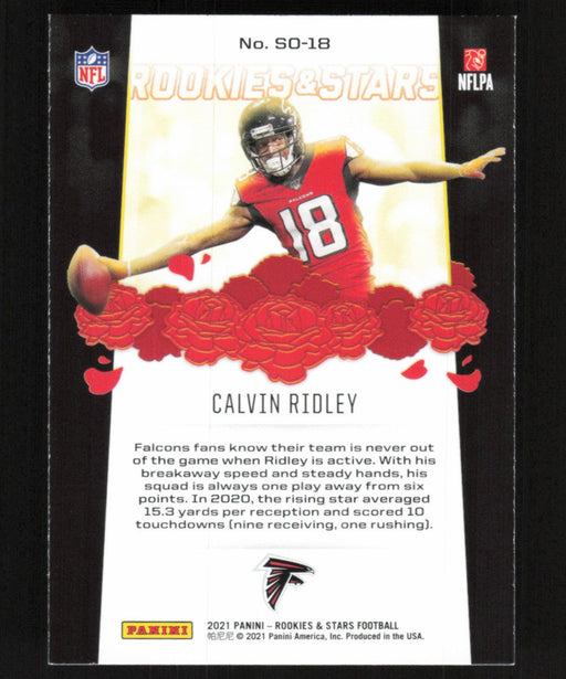 Calvin Ridley 2021 Panini Rookie & Stars # SO-18 Standing Ovation Atlanta Falcons - Collectible Craze America