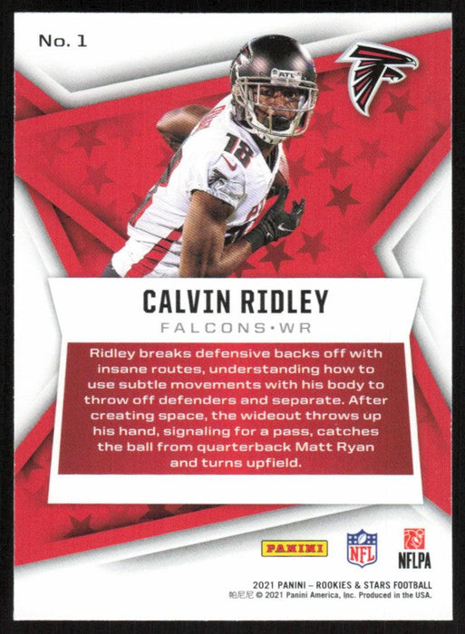 Calvin Ridley 2021 Panini Rookies & Stars # 1 Atlanta Falcons Base - Collectible Craze America