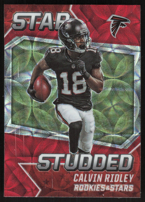 Calvin Ridley 2021 Panini Rookies & Stars # SS-9 Star Studded Red Scope Atlanta Falcons - Collectible Craze America